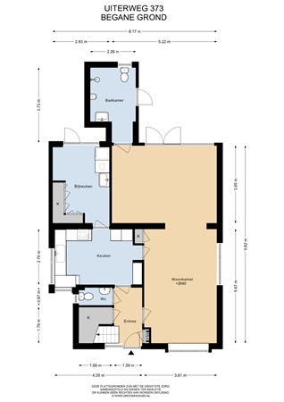 Floorplan - Uiterweg 373, 1431 AL Aalsmeer